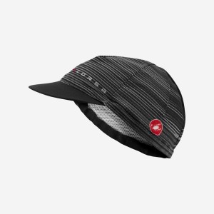 Casquette Castelli ROSSO CORSA Homme Noir | DIVKZ-0576