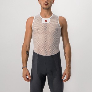 Couche De Base Castelli CORE MESH 3 SLEEVELESS Homme Blanche | RBZWQ-1035