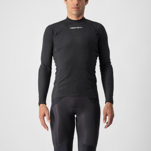 Couche De Base Castelli FLANDERS WARM LONG SLEEVE Homme Noir | SAZIF-7094