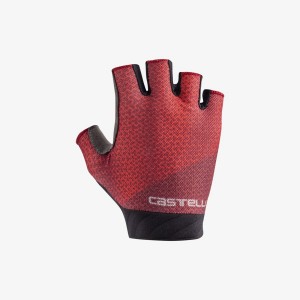 Gant Castelli ROUBAIX GEL 2 Femme Rouge | LVGRB-3546