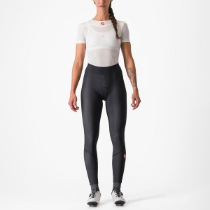 Leggings Castelli VELOCISSIMA THERMAL Femme Noir Noir | YVNMA-3498