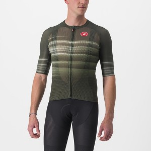 Maillot Castelli CLIMBER'S 3.0 SL2 Homme Vert Foncé | KWZIV-4627