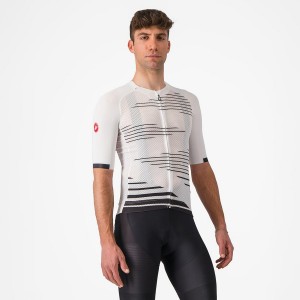 Maillot Castelli CLIMBER'S 4.0 Homme Blanche Noir | QOWKC-8562