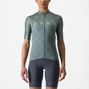 Maillot Castelli DIMENSIONE Femme Turquoise | PHSUF-2016