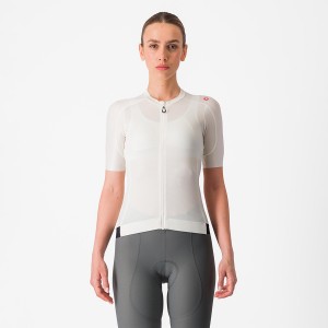 Maillot Castelli ESPRESSO W Femme Blanche Grise Foncé | SMTRA-8541