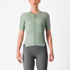 Maillot Castelli ESPRESSO W Femme Vert Vert Foncé | EMIKB-9761