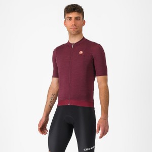 Maillot Castelli ESSENZA Homme Bordeaux | GWFNA-0184