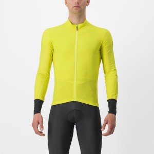 Maillot Castelli FLIGHT AIR Homme Jaune | DQIWK-5326