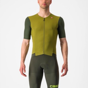 Maillot Castelli PREMIO Homme Vert Vert Foncé | NERWP-5276