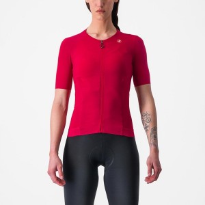 Maillot Castelli PREMIO W Femme Rouge | BHKXZ-7819