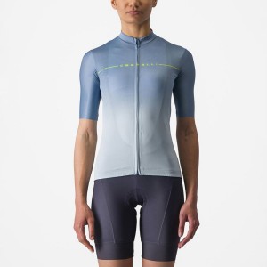 Maillot Castelli SALITA Femme Grise Bleu Bleu | JKABV-7209