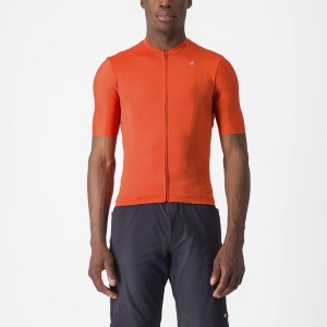 Maillot Castelli UNLIMITED ENTRATA 2 Homme Orange Rouge Grise | WXKJL-4572