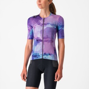 Maillot Castelli UNLIMITED PRO W Femme Violette | JHGXA-1834