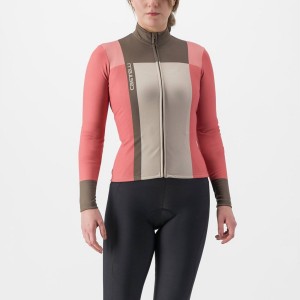 Maillot Castelli UNLIMITED W THERMAL Femme Rouge | NSBDK-5014