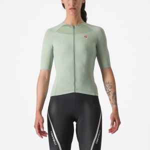 Maillot Castelli VELOCISSIMA 2 Femme Vert Bleu | VPECT-3285