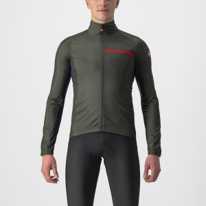 Protection Castelli SQUADRA STRETCH Homme Vert Grise Foncé | AJOLR-7680