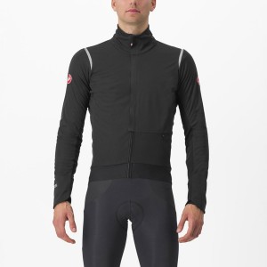 Vestes Castelli ALPHA DOPPIO ROS Homme Noir Argent Noir | VHEWL-9802