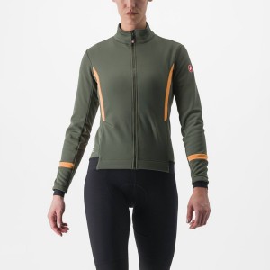 Vestes Castelli DINAMICA 2 Femme Vert | AMTKJ-8564