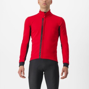 Vestes Castelli ENTRATA Homme Rouge Noir Noir | MQYHP-8967