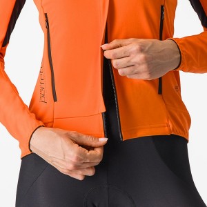 Vestes Castelli PERFETTO RoS 2 W Femme Rouge Orange Noir | IJAQC-0173