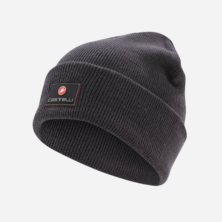 Bonnet Castelli PODIOFIRMA Femme Grise Foncé | HSEFM-7036