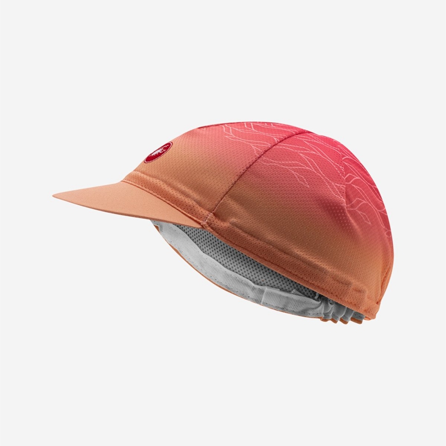 Casquette Castelli CLIMBER\'S 2 Femme Orange | NBMSR-4521