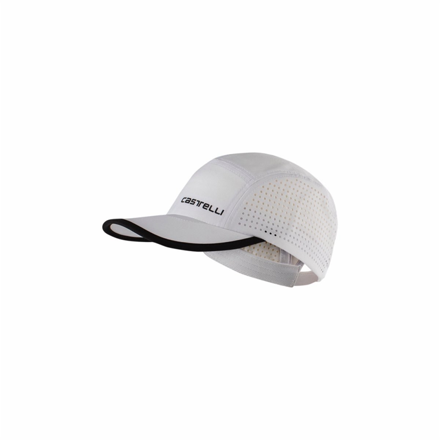 Casquette Castelli LAST LEG Femme Blanche | DELJH-1875