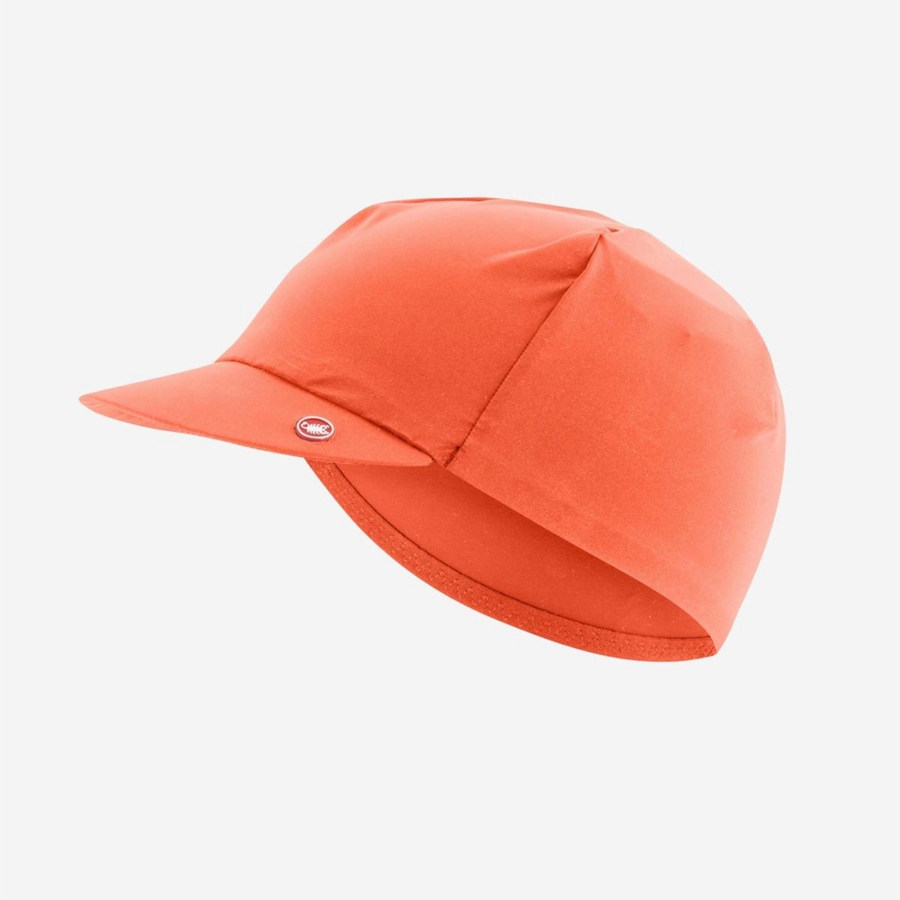 Casquette Castelli PREMIO 2 Homme Orange Rouge | DJQAG-5237