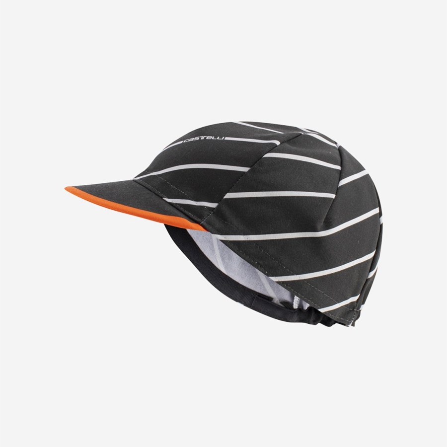 Casquette Castelli SPEED STRADA Homme Grise Foncé | HJBVK-5397