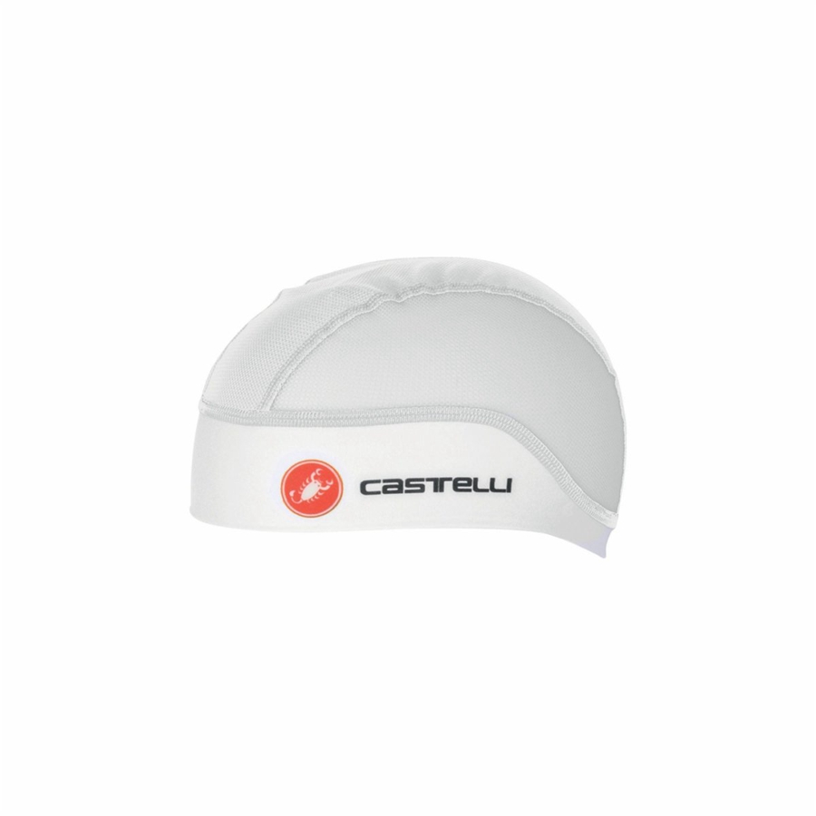 Casquette Castelli SUMMER SKULL Homme Blanche | AVXMG-9168