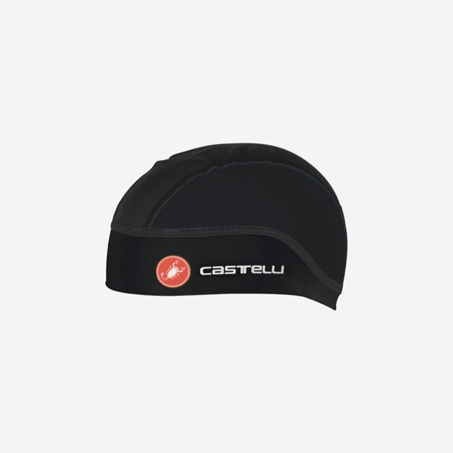 Casquette Castelli SUMMER SKULL Homme Noir | KWMBZ-9514