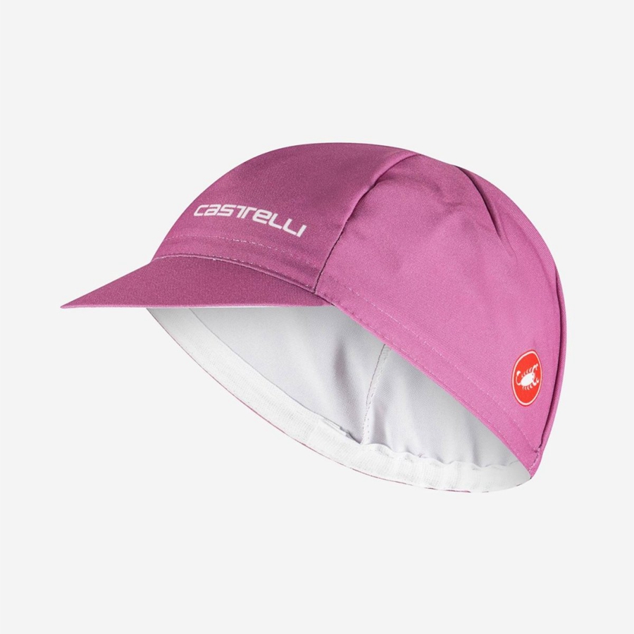 Casquette Castelli VELOCISSIMA Femme Violette Foncé | ZFHIE-5610