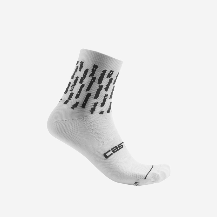 Chaussette Castelli AERO PRO W 9 CM Femme Blanche | IQXJZ-1879