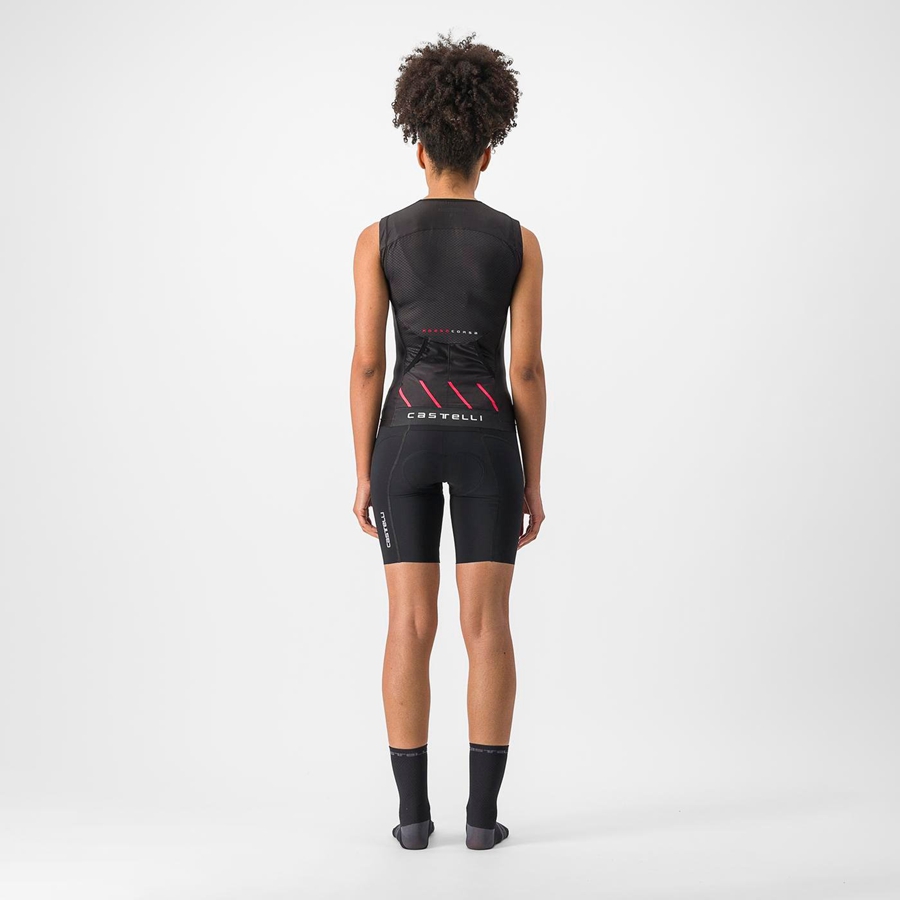 Costumes Castelli RIDE-RUN W Femme Noir | IODQW-6407