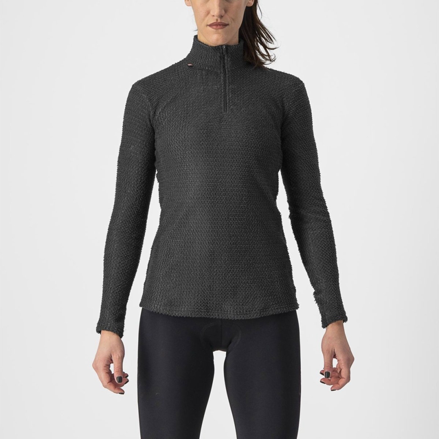 Couche De Base Castelli COLD DAYS W 2nd LAYER Femme Noir | GPCQM-2546