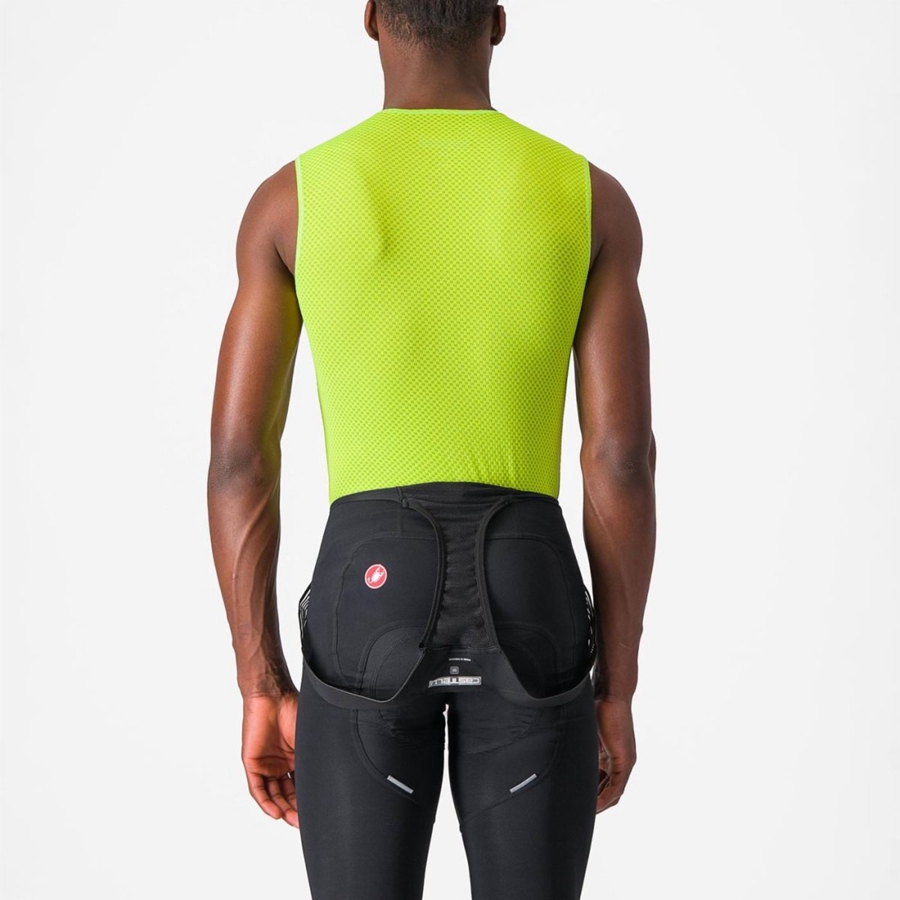 Couche De Base Castelli PRO MESH 2.0 SLEEVELESS Homme Vert Clair | ZSLIN-3106