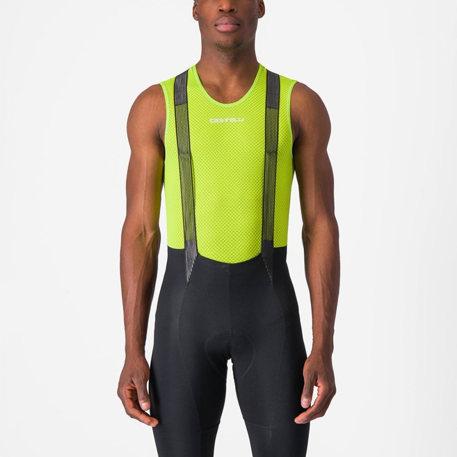 Couche De Base Castelli PRO MESH 2.0 SLEEVELESS Homme Vert Clair | ZSLIN-3106