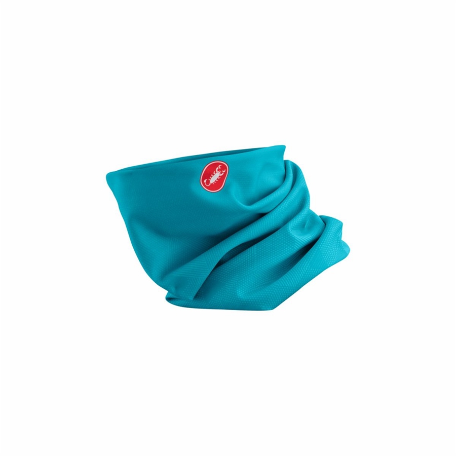 Couvre-chef Castelli PRO THERMAL W HEADTHINGY Femme Turquoise Bleu | GMLZV-9857