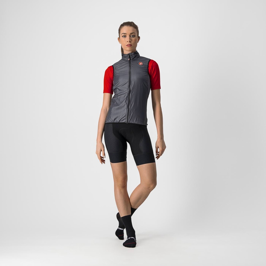 Gilet Castelli ARIA W Femme Grise Foncé | WMKGN-3710