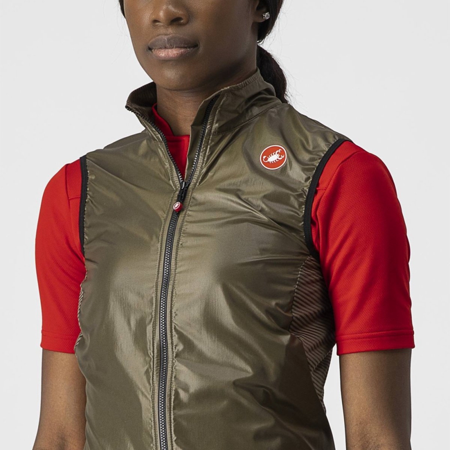 Gilet Castelli ARIA W Femme Marron | ESWBO-8947