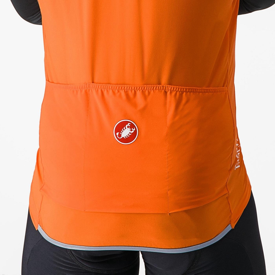 Gilet Castelli PERFETTO RoS 2 Homme Rouge Orange | MRKFY-2518