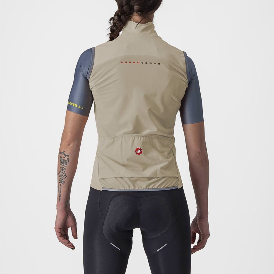 Gilet Castelli PERFETTO RoS 2 W Femme Grise | ELMSF-5976