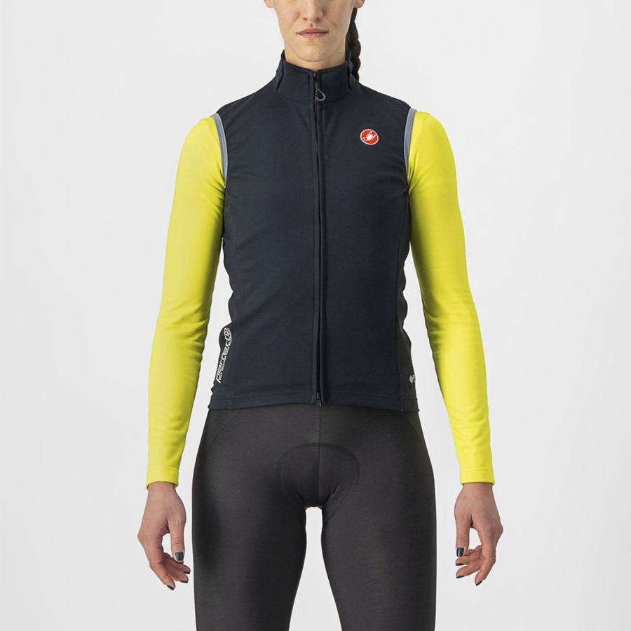 Gilet Castelli PERFETTO RoS 2 W Femme Noir | BQWNA-1659