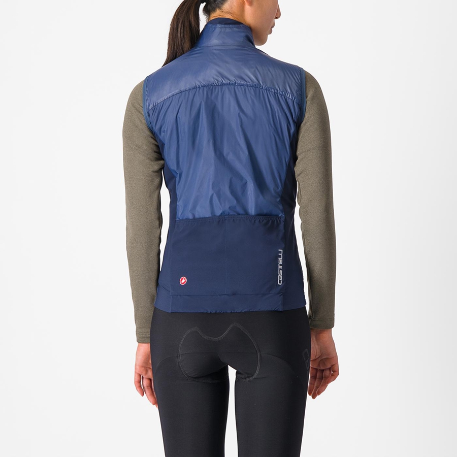 Gilet Castelli UNLIMITED W PUFFY Femme Bleu Bleu | UDCXW-7415