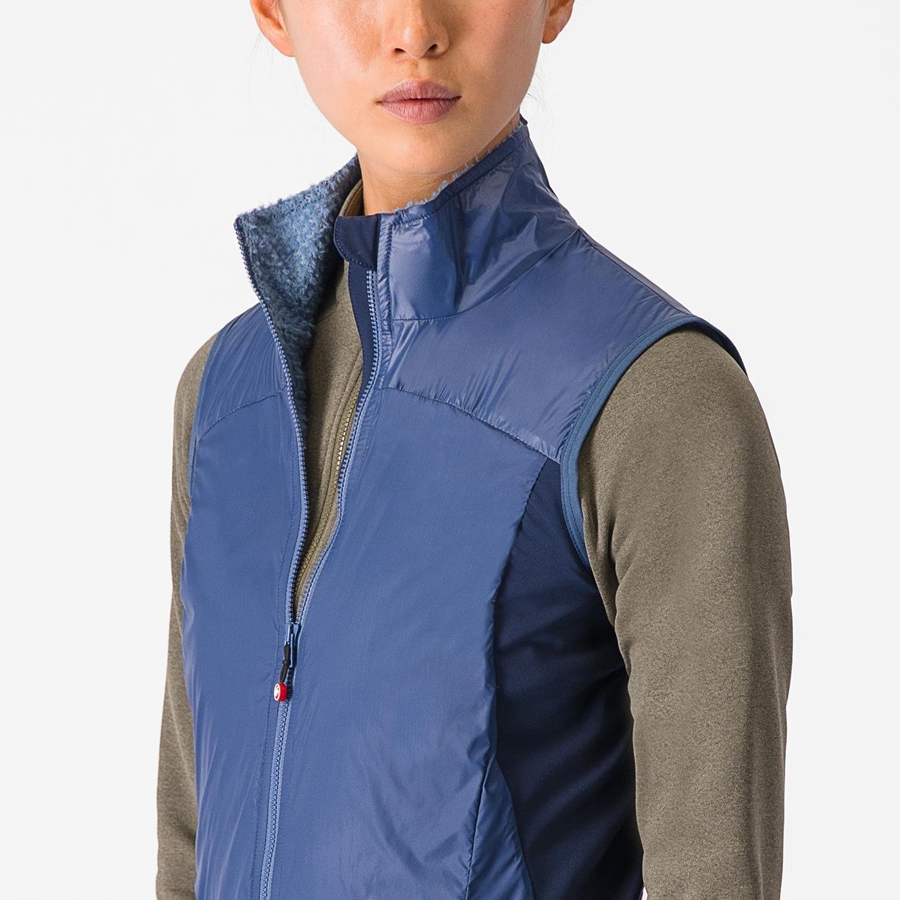 Gilet Castelli UNLIMITED W PUFFY Femme Bleu Bleu | UDCXW-7415