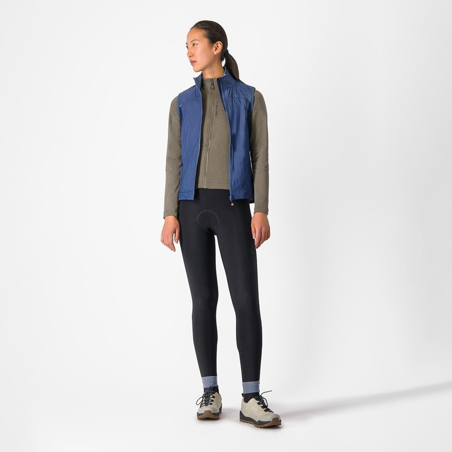 Gilet Castelli UNLIMITED W PUFFY Femme Bleu Bleu | UDCXW-7415