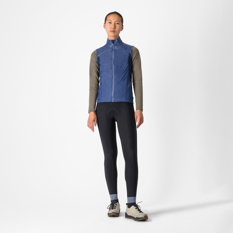 Gilet Castelli UNLIMITED W PUFFY Femme Bleu Bleu | UDCXW-7415