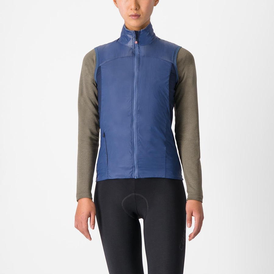 Gilet Castelli UNLIMITED W PUFFY Femme Bleu Bleu | UDCXW-7415