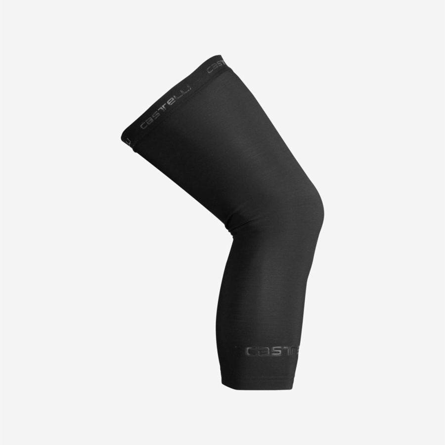 Jambière Castelli THERMOFLEX 2 KNEE WARMER Femme Noir | YKVEM-4208