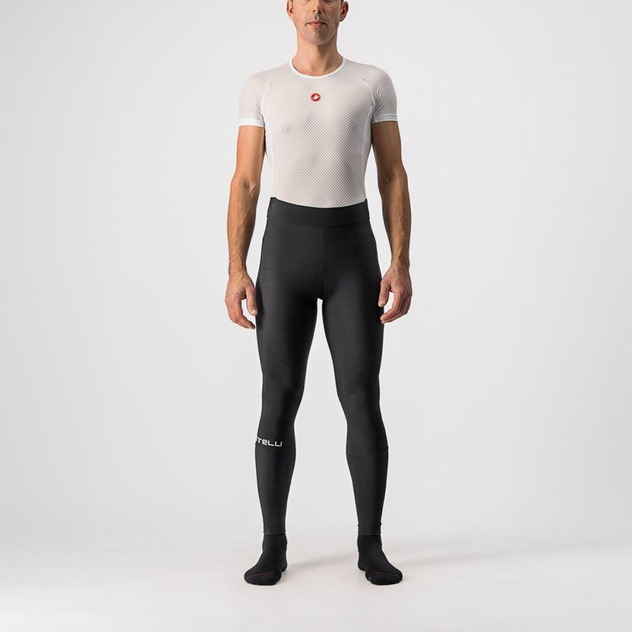 Leggings Castelli ENTRATA NO PAD Homme Noir | KDQON-4829